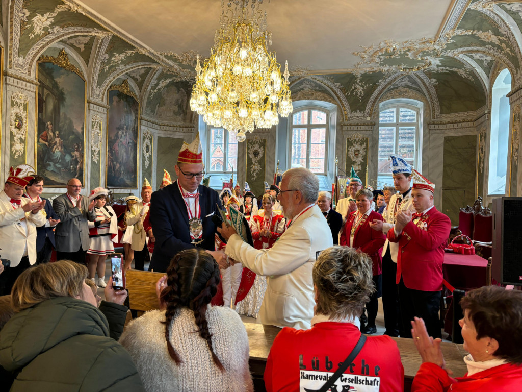 11.11.2023 - Lübecker Rathaus - Audienzsaal - Jan Lindenau | Foto: Silbermöwe