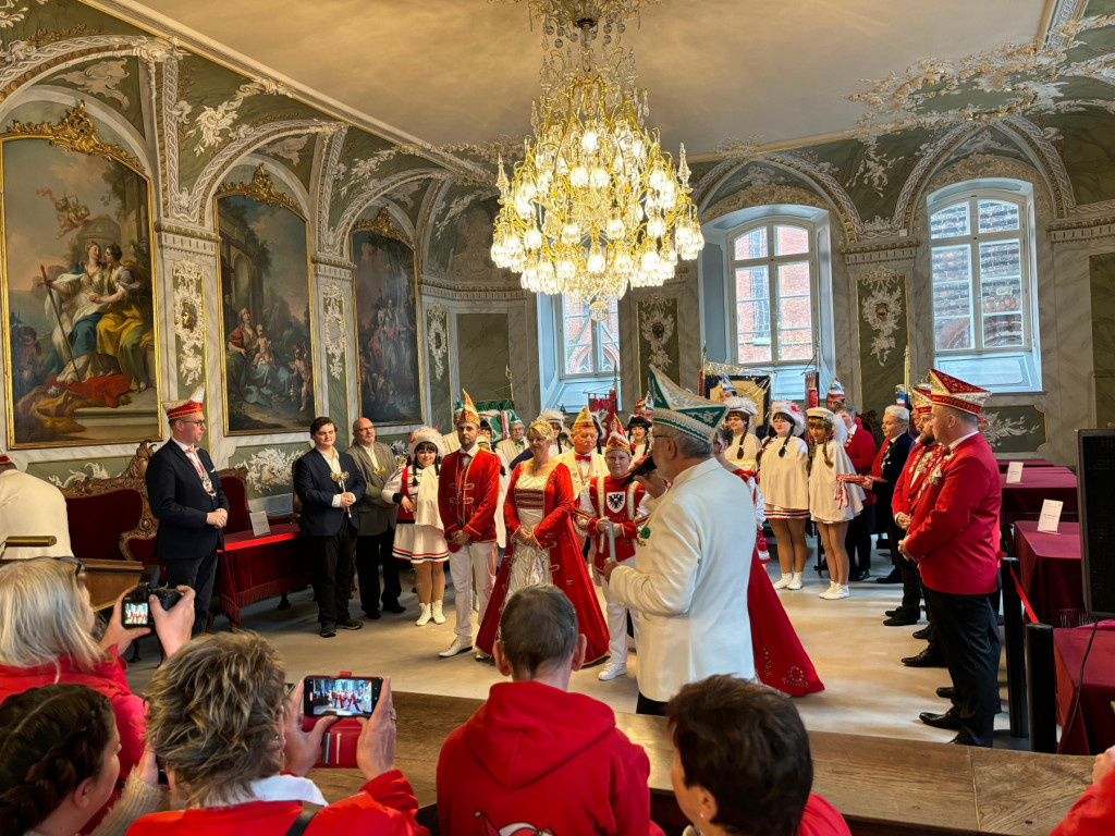 11.11.2023 - Lübecker Rathaus - Audienzsaal - Ansprache | Foto: Silbermöwe