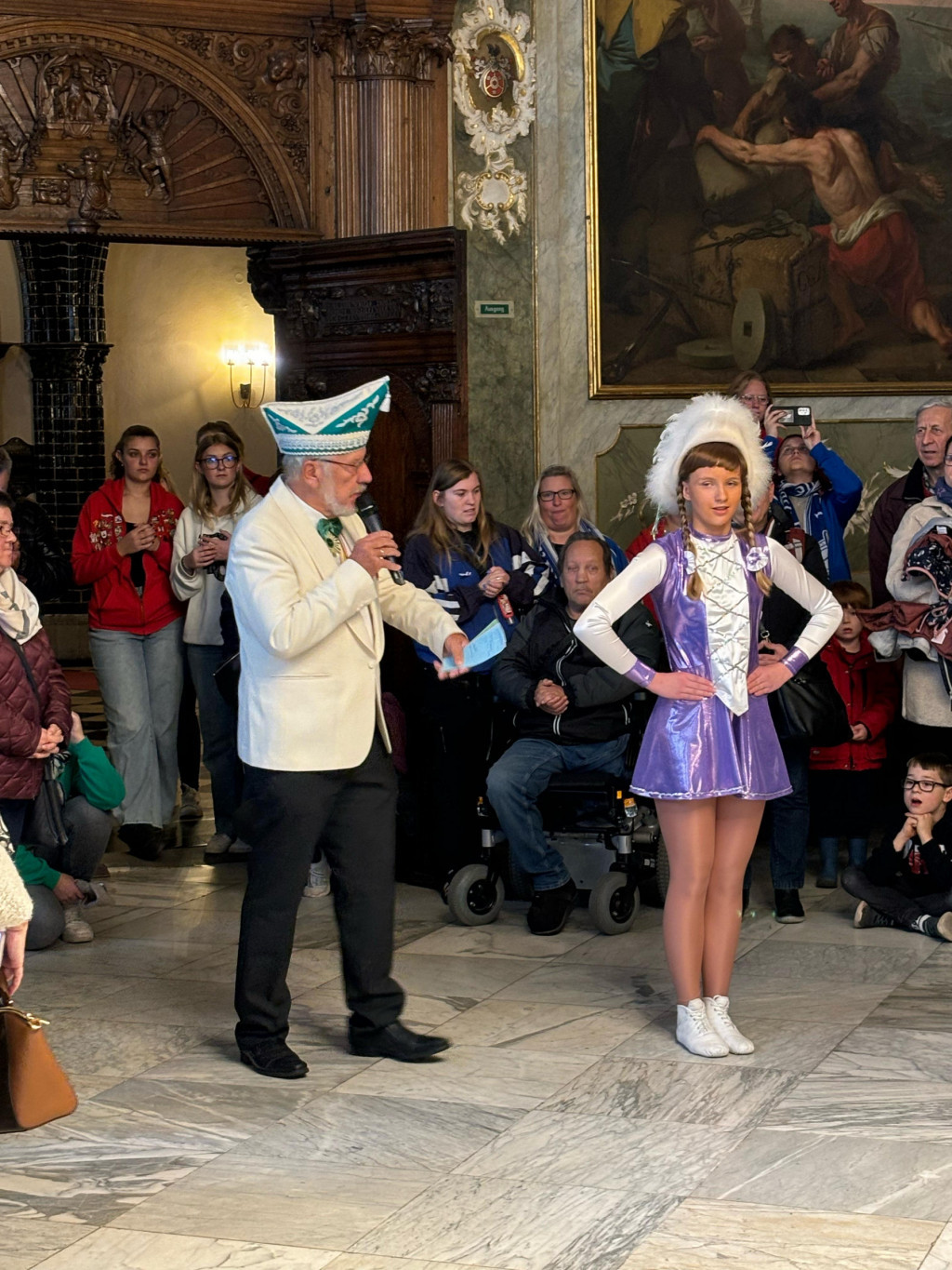 11.11.2023 - Lübecker Rathaus - Audienzsaal - Mariechen Tjalda | Foto: Silbermöwe